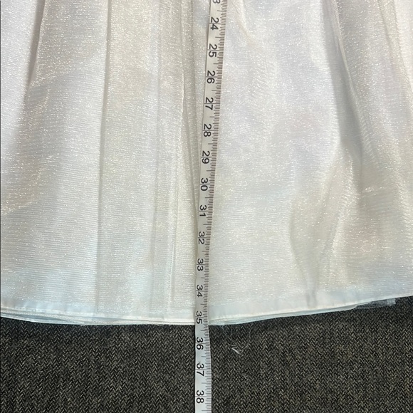 Girl's Flower Girl Wedding Dress sz 9-10 EUC - Picture 9 of 13